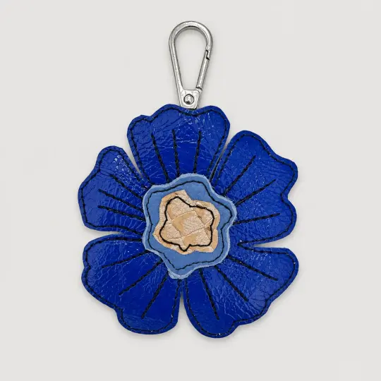 the leather poppy bag charm 51-of-70