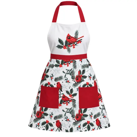 Yuletide Entertain Apron, Cardi