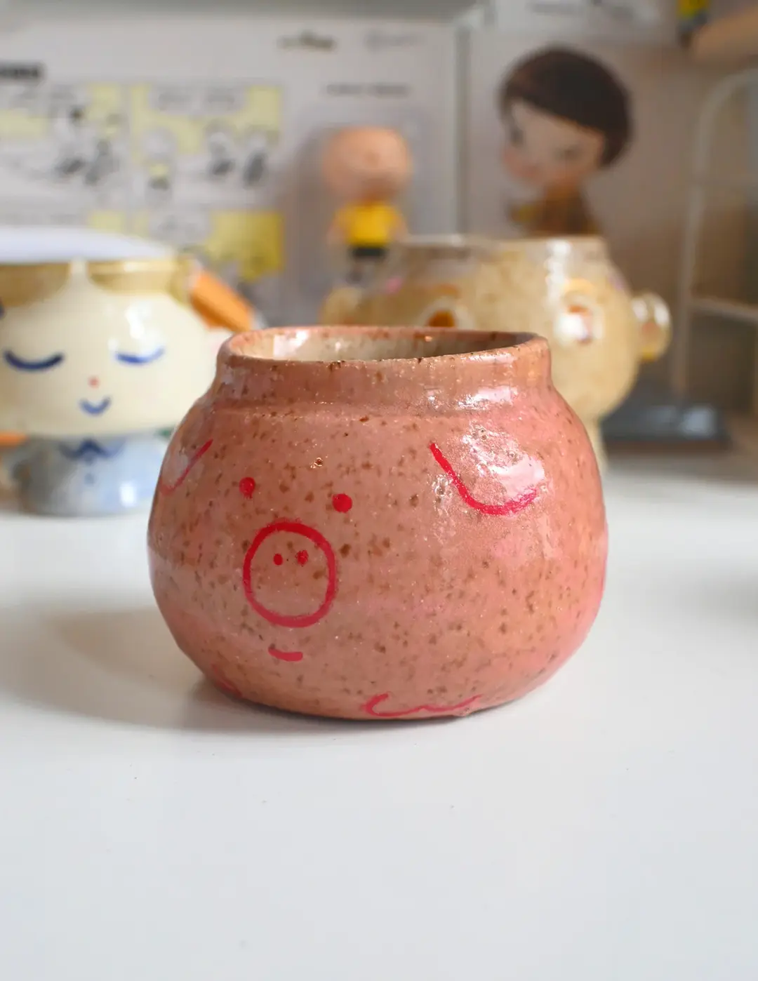 "DOMINO" Ceramic Pot