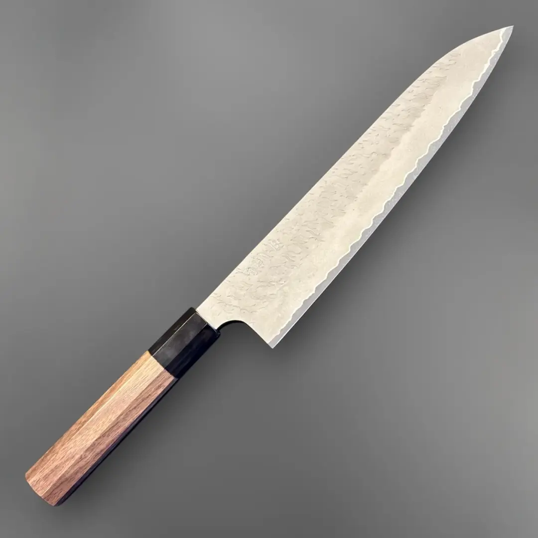 Nigara Aogami Super Migaki Tsuchime Gyuto 240mm