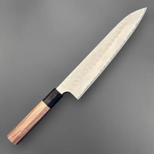 Nigara Aogami Super Migaki Tsuchime Gyuto 240mm
