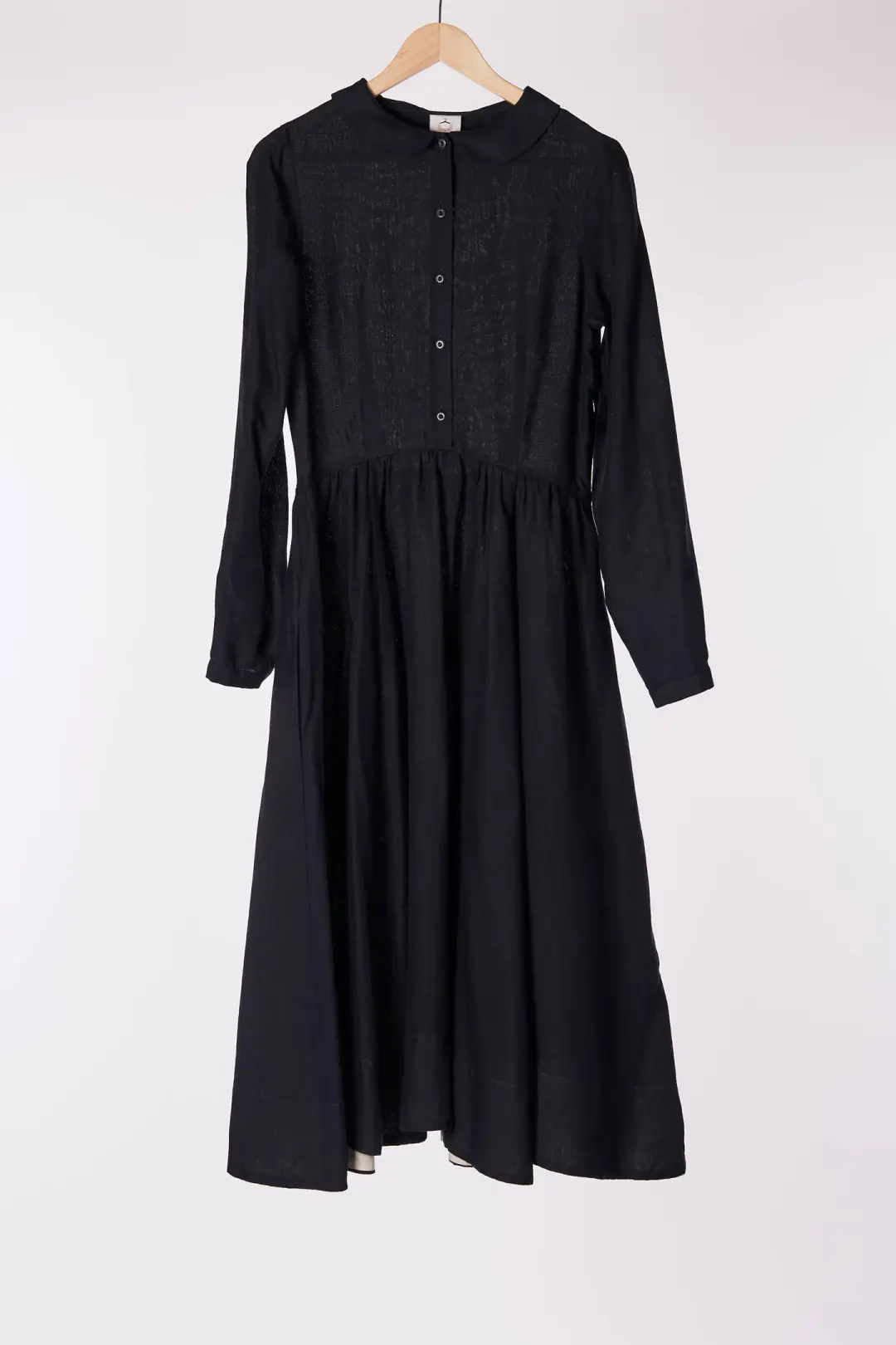 Night Navy, Long Sleeve, Classic Dress