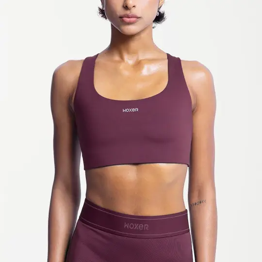 Win Boss Sports Bra Mulberry