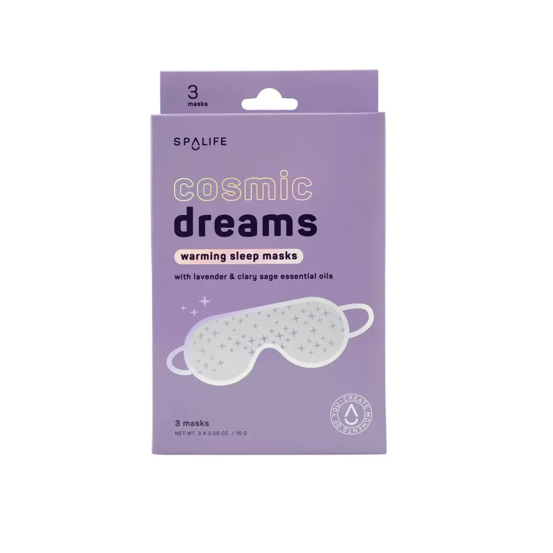 Cosmic Dreams Warming Sleep Masks, Spa Eye Masks