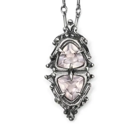 As Above, So Below Necklace. Rose Quartz. * Limited *