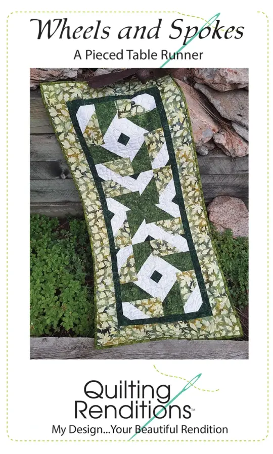 Wheels and Spokes A Pieced Table Runner
