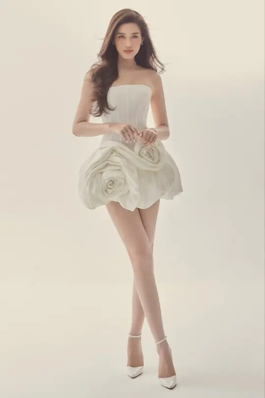 White tube top sexy waist bud skirt short skirt homecoming dress R2734