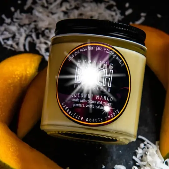 Coconut Mango Resting Bleep Face Scrub.