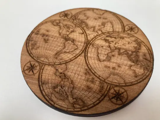 World Map Coasters