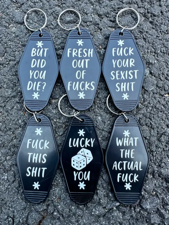 Hotel keychains