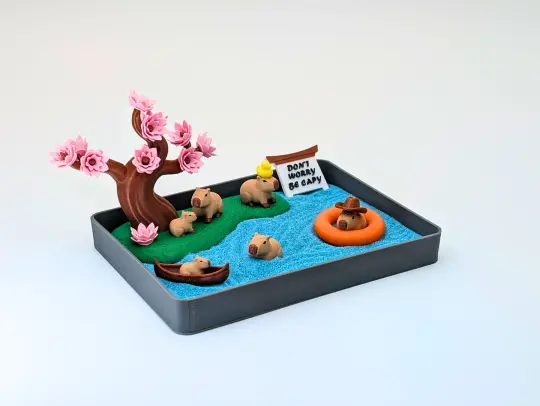 Capybara Zen Garden