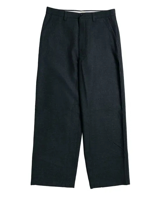 Norse Projects Vivestad Wool Wide Chino Charcoal Grey