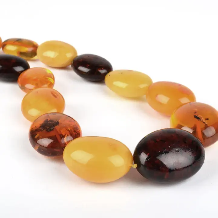 Big Amber Beads Necklace