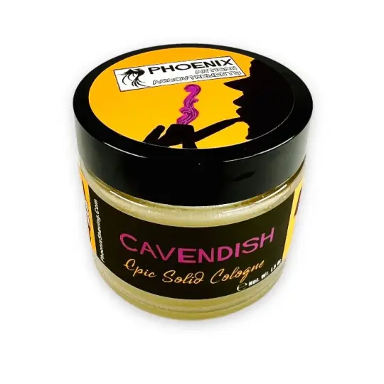 Cavendish Solid Cologne | Contains Prickly Pear Oil | A Rich & Bold Pipe Scent