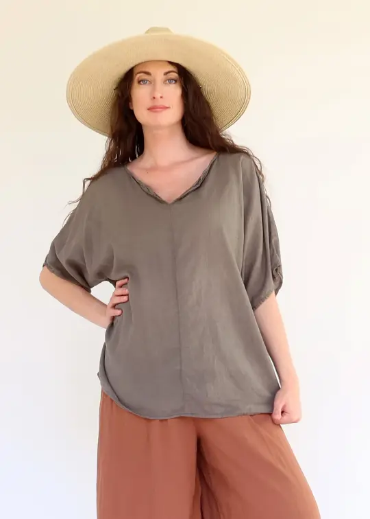 Sita Poppy Shirt Kaftan