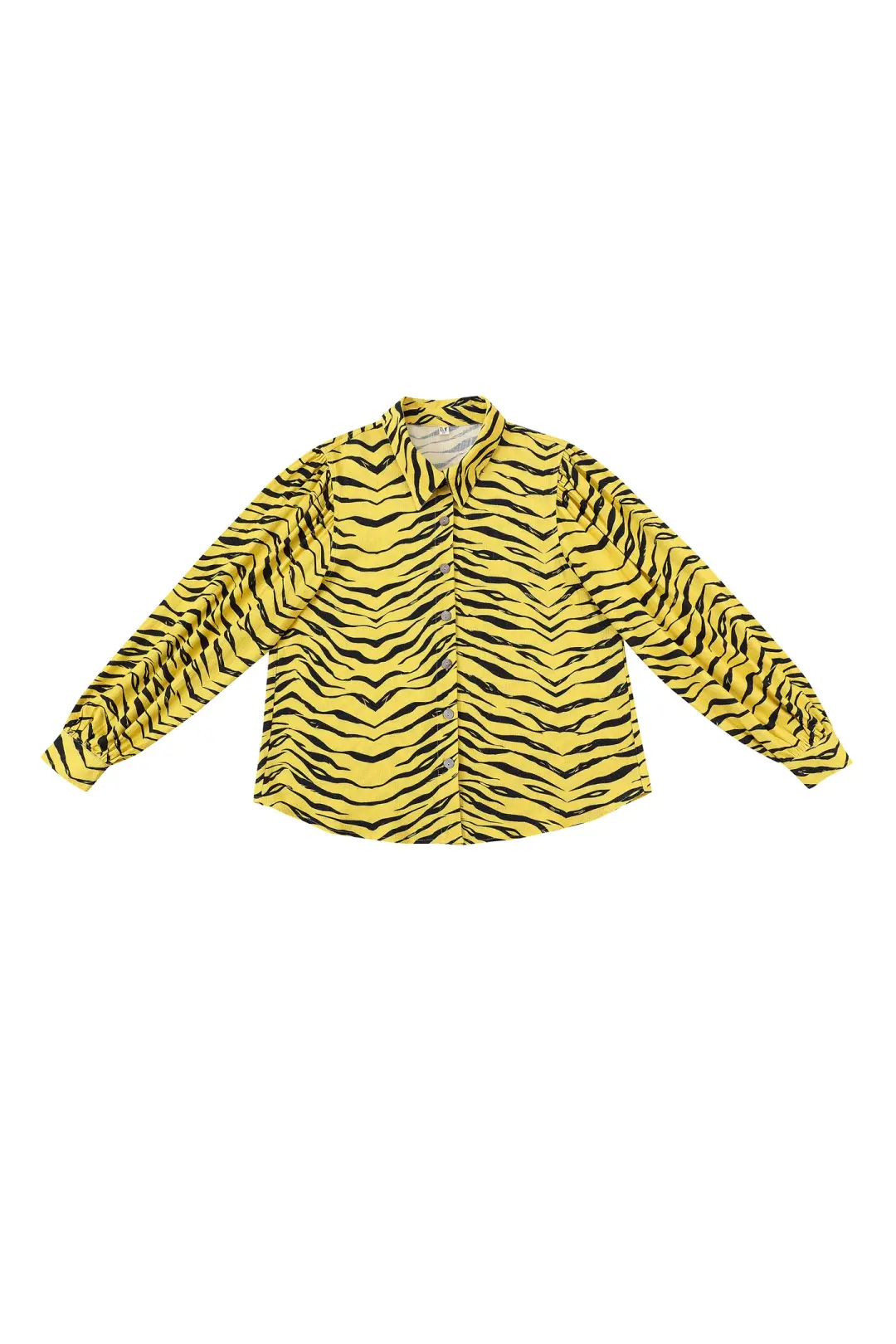 Boss Blouse Soft Linen Tiger Stripe