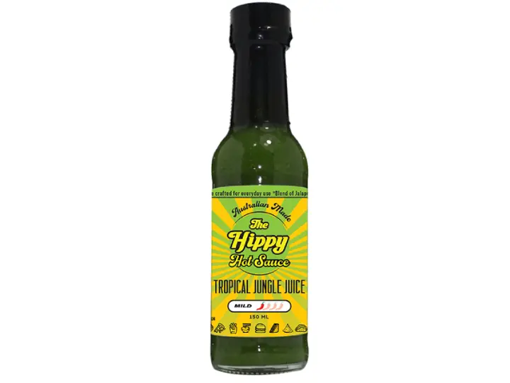 Tropical Jungle Juice Hot Sauce (A Mild Blend of Jalapeño, Kiwi & Pineapple)