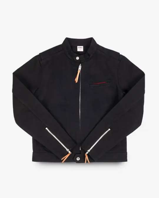 21oz Denim Rider's Jacket - Superblack Non-Fade