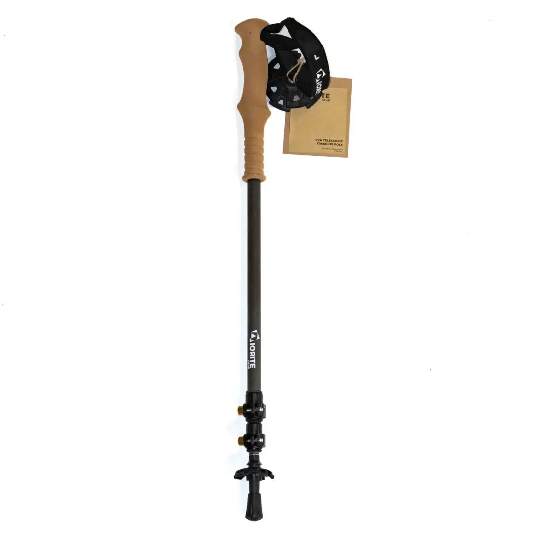 Refurbished Single Diorite Carbon Fiber Trekking Pole, EVA