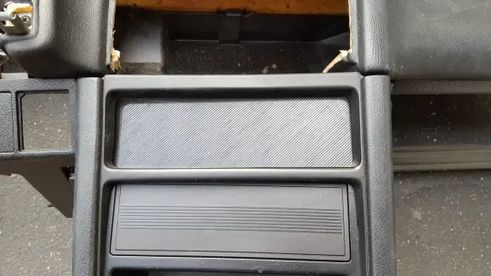 88-91 Honda CRX / EF Civic Climate Control Delete Plate (+Civic Hatch, Sedan, Wagon)