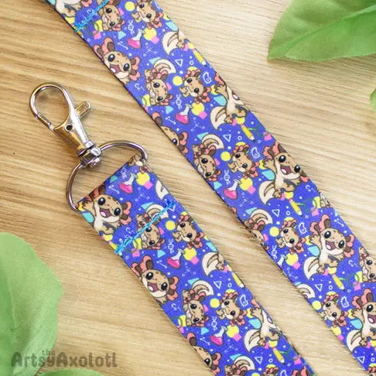 Geeky Pretzel Lanyard