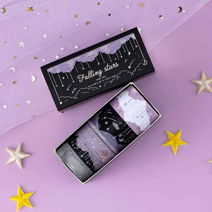 Tsuki ‘Falling Stars’ Washi Tape Set ☾