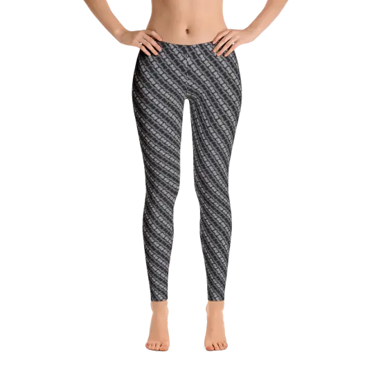 Alaska Pattern Leggings - Slate