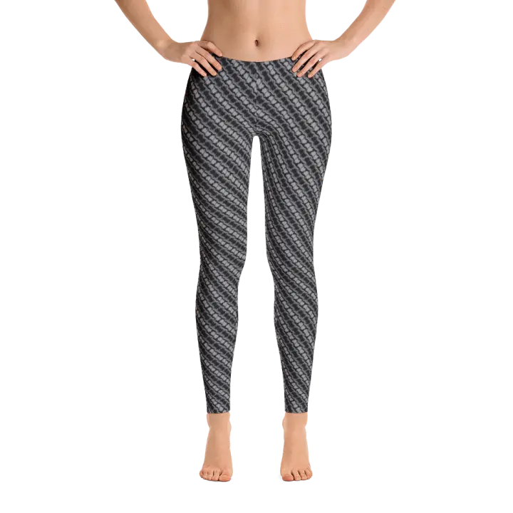 Alaska Pattern Leggings - Slate