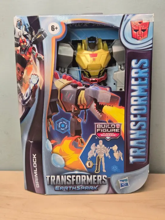 Transformers EarthSpark Grimlock Deluxe Sealed Mandroid BAF Wave Hasbro