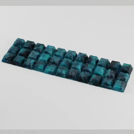 Cherry 33% Set Resin Artisan Keycaps Week 34-5