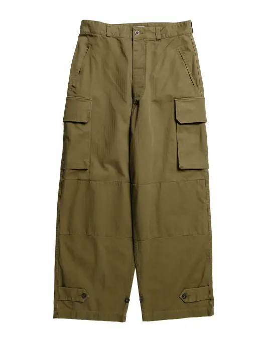 CIOTA Herringbone M-47 Field Pants Dark Olive