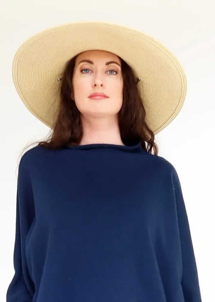 Roll Neck Poppy Shirt Kaftan