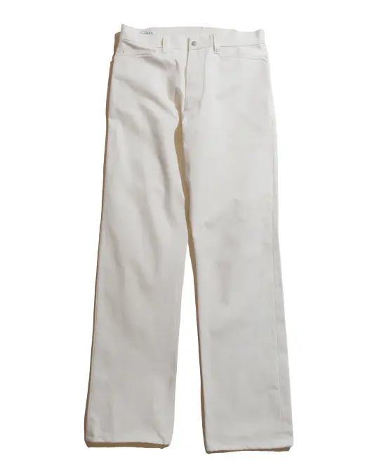 Sassafras Weeds Digger Pants Selvedge Duck Off White