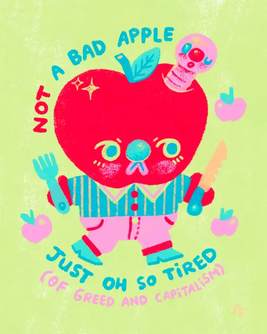NOT a Bad Apple - Print