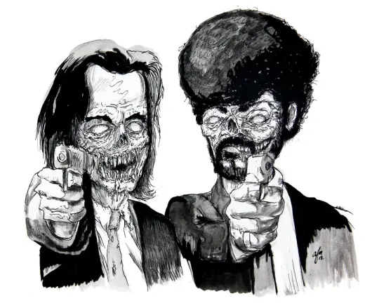 'Zombie Fiction' Print