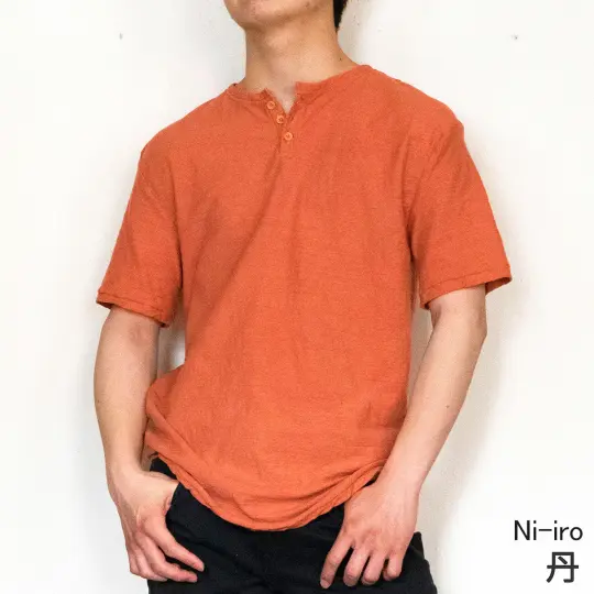 Men's Henley Neck Short Sleeve