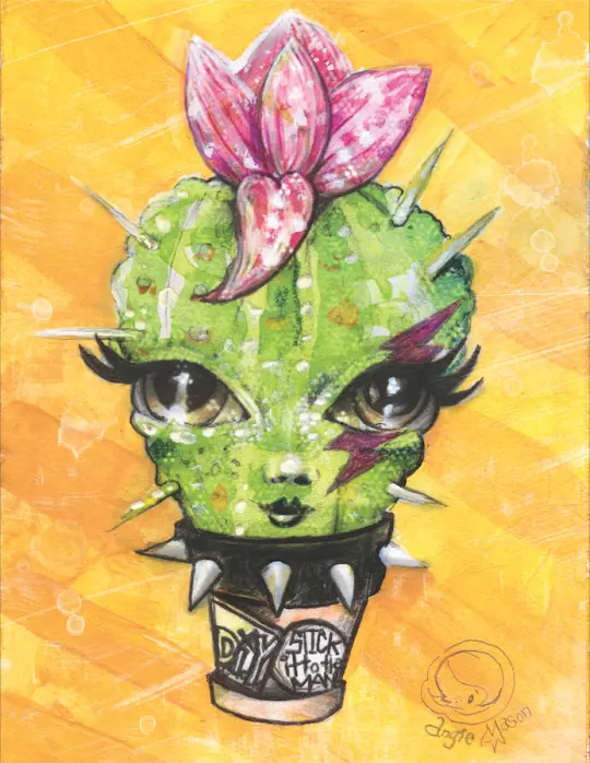 Ms. Prickles (Stick it to the man)  8.5x11 Print