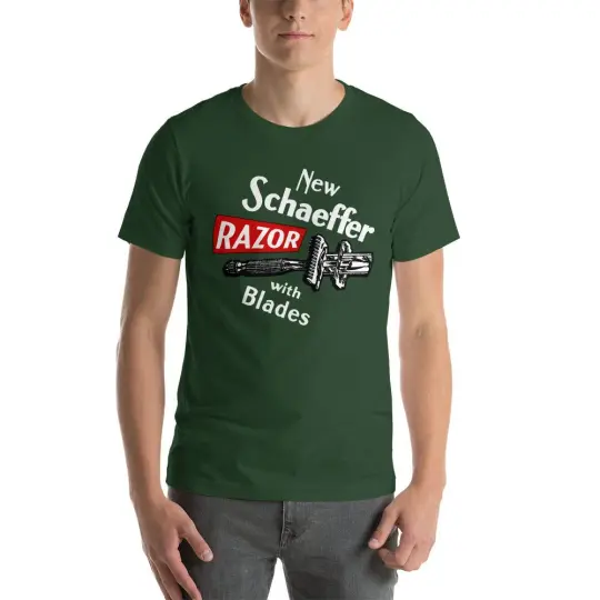 Vintage Schaeffer Razor Short-Sleeve Unisex T-Shirt | Available in Multiple Colors!