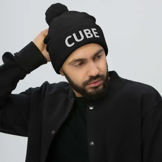 CUBE Pom-Pom Beanie | Available in Multiple Colors!