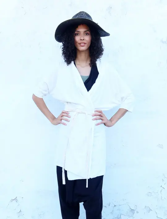Butterfly Belted Short Jacket