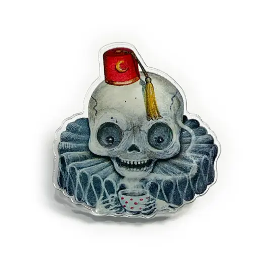 Skeleton Tea (Pin)