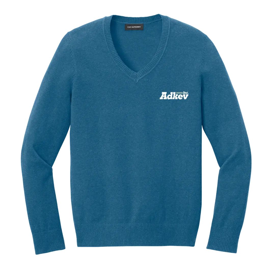 Adkev LSW2850 Port Authority Women's V-Neck Sweater