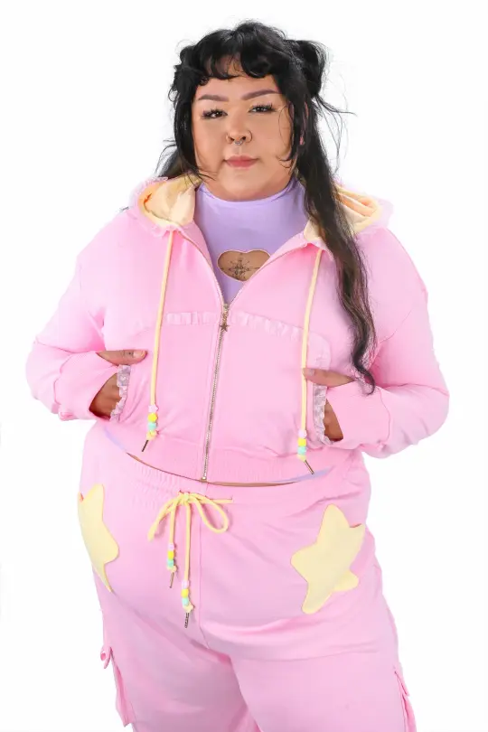 Popstar Cropped Hoodie