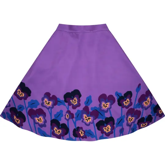 Violet Flower Skirt