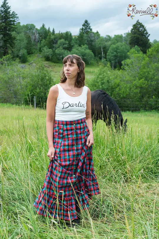 Prairie Skirt in Playday-Small