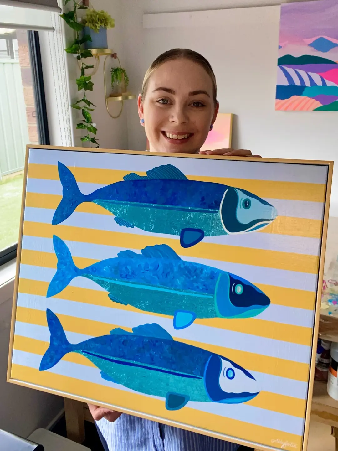 Original Artwork - By The Sea 60 x 50cms