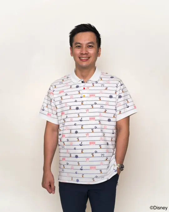 Men's Polo Tee - Nautical Mickey