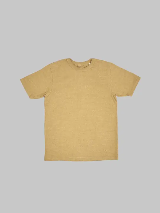 UES No.8 Slub Nep Short Sleeve T-Shirt Yellow