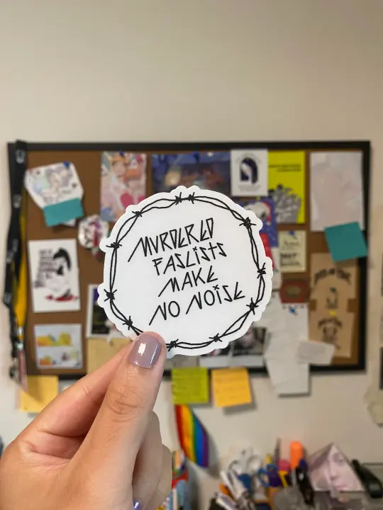 LEATHERMOUTH transparent vinyl sticker