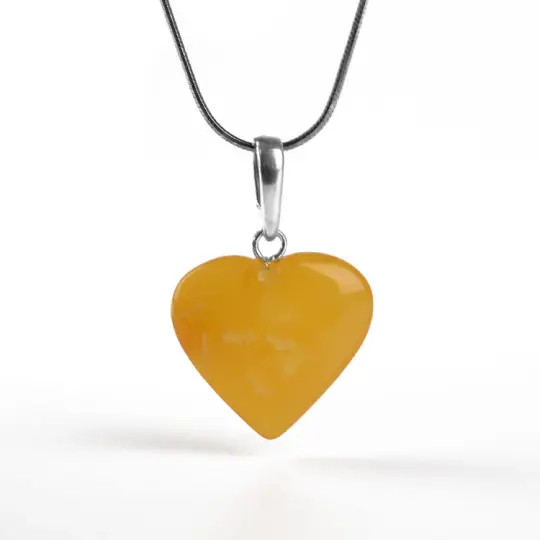 Butterscotch Heart Pendant